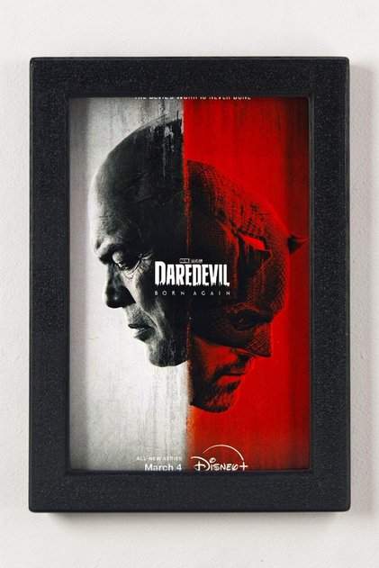 Daredevil Born Again Çerçeveli Mini Poster