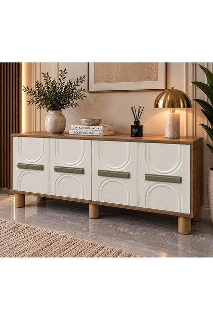 LİA 4 Kapaklı MDF Konsol