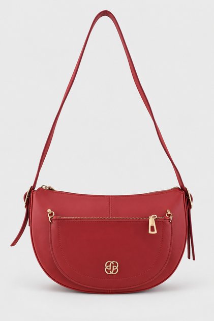 Loss women's faux leather wallet accessory shoulder bag - red