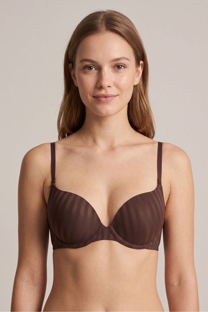 Women's Coffee Colored Padded Bra