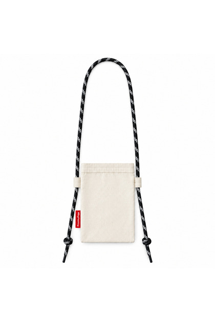 Loop Ham Black Corded Cloth Phone Bag