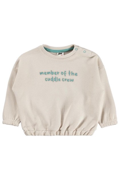 Member of the Cuddle Crew Printed 6-18 Months Sweatshirt - Beige