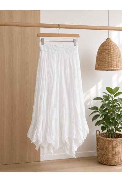 Asymmetrical Cut Skirt