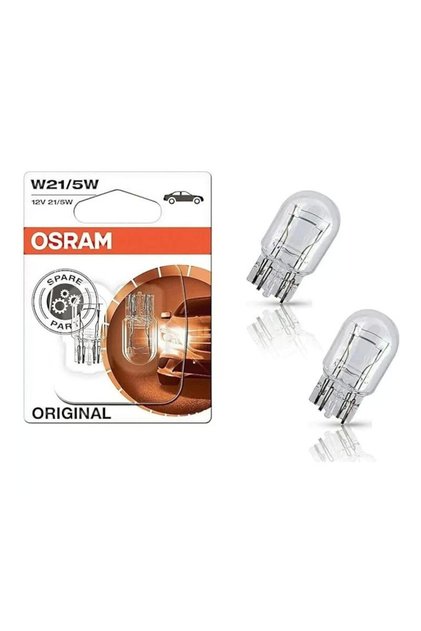 SET 2 BECURI 12V W21/5W ORIGINAL BLISTER OSRAM