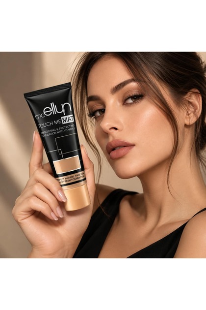 Mcellyn Touch Me Matte Foundation – Contains Vitamin E, Matte Finish, Natural Look Foundation