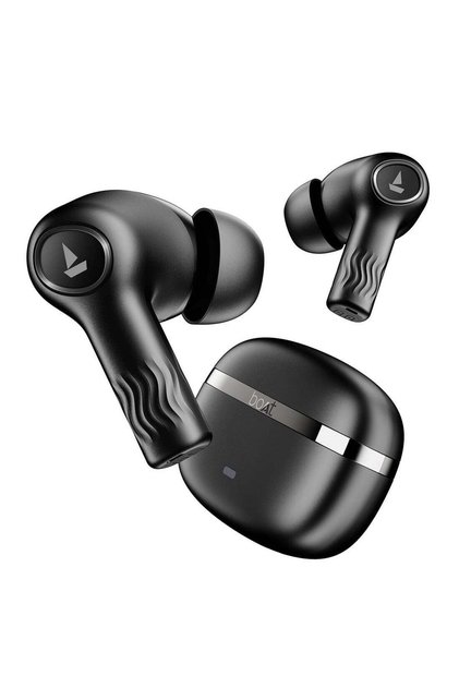 Nirvana Ion Anc In Ear Tws Earbuds With 120 Hrs Playtime, Anc Upto 32 Db, 4 Mics Enx Technology, Adaptive Eq By Mimi, In-Ear Detection & Bluetooth V5.2 Crystal Black
