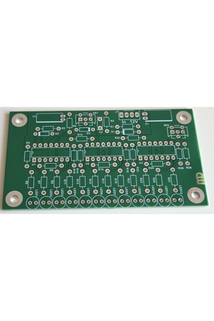 Placă PCB VU-metru Audio LM324 Precision • 11+1 LED-uri • Scară Liniară • Audio DIY