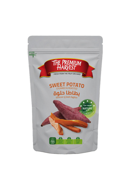 Sweet potato steamed and roasted - بطاطا حلوة مطهية بالبخار ومحمصة