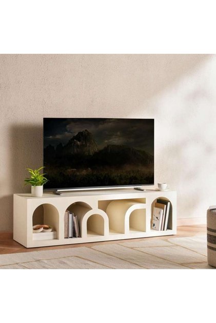 Yureka Tv Unit Upto 60 Inches - Off White