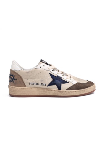 Ball Star Gmf00117 F008722 83406 Men's Sneaker Cream Brown Navy Blue