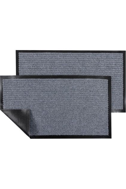 Front Door Mat Welcome Mats 2-Pack - Indoor Outdoor Entryway Mats for Shoe Scraper, Ideal for