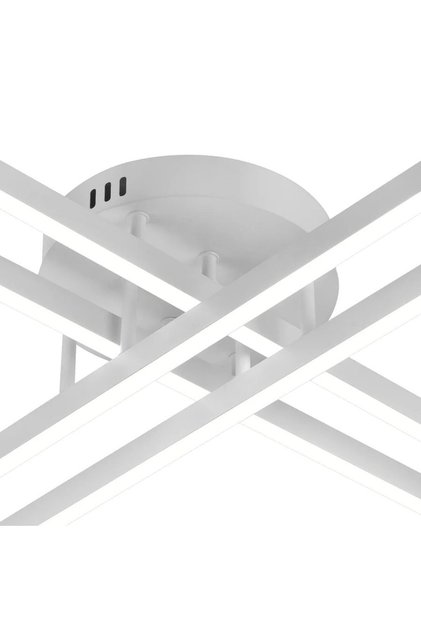Πολυέλαιος LED GIO με τηλεχειριστήριο, 54W, 4 στοιχεία, κρύο/ζεστό/ουδέτερο φως, ρυθμιζόμενος, λευκό