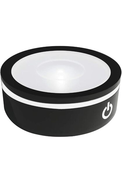 قاعدة عرض دائرية مضادة للانزلاق من EUSTUMA مع إضاءة LED لعرض الكرات الزجاجية ثلاثية الأبعاد مع خاصية اللمس الحساس