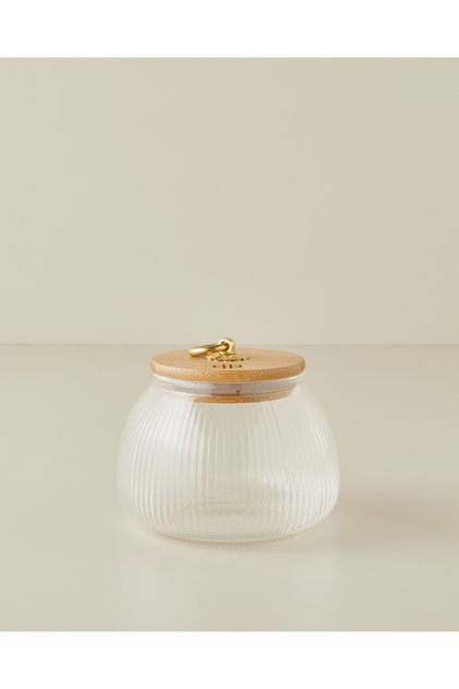 Rustic Chic Borosilikat Kavanoz 550 ml Natural
