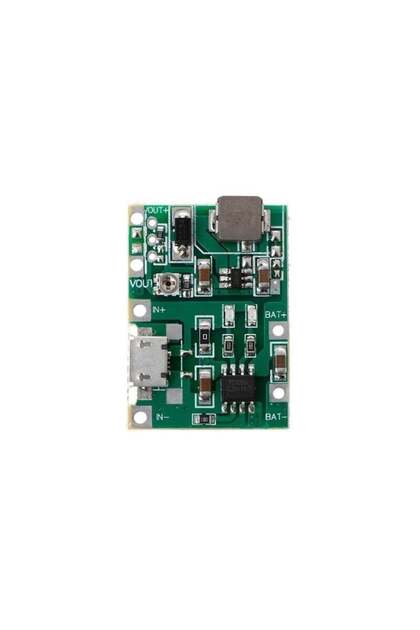 TP4056 Batarya Şarj Cihazı ve Voltaj Yükseltici 3.7V 4.2V Micro USB