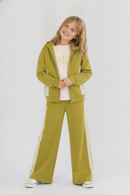 8-14 Age Lisandra Laurent Girl's 3 Piece Set-Fat Green