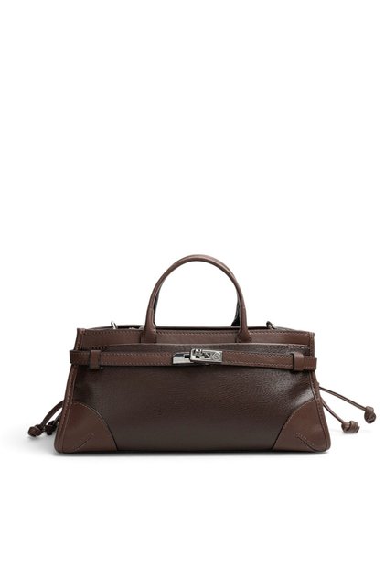 Coffee - Coffee Plain Women's Handbag Sp1260