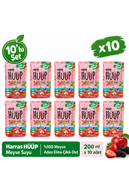Hüüp Katkısız Karışık Kırmızı Meyve Suyu