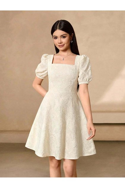 Rochie, crem - 16 ani