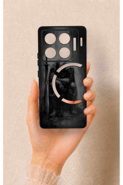 Infinix Gt 20 Pro Compatible Yorgun Knight Patterned Silicone Case