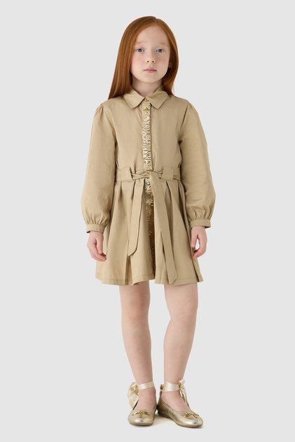 Girl Beige Dress