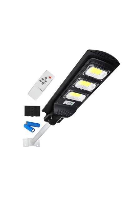 ®   Соларна LED лампа със сензор за движение и дистанционно управление, 150W/6000K IP65