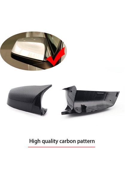 Carbon Fiber Look For BMW 5 6 7 Series E60 E61 E63 E64 F06 F07 F10 F11 F13 F01-F04 Carbon Fiber patt