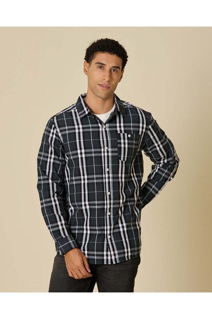Men Assorted Checkered Fine Finish Shirt with 1 Pocket