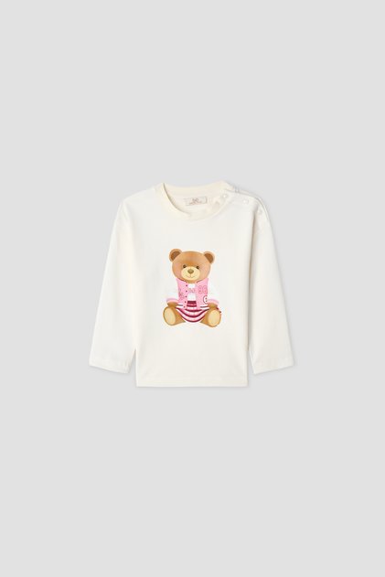 Baby Girl Ecru Tshirt