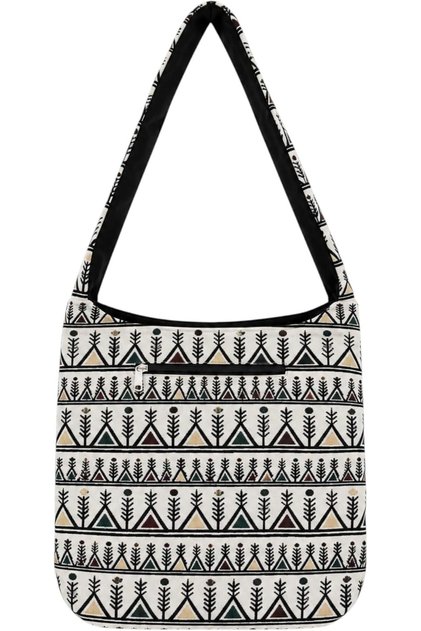 Al-Asiri Saudi Heritage Shoulder Tote Bag for Women حقيبة نسائية مميزة من تراث السعودي القط العسيري