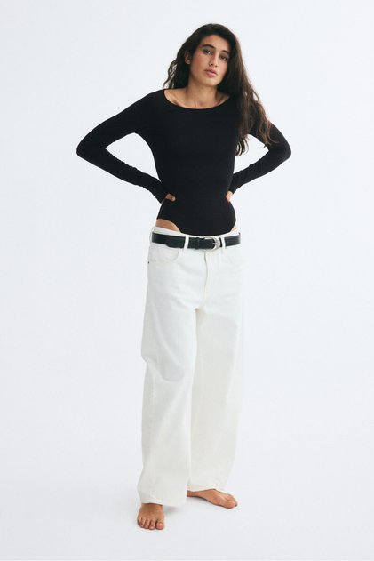 Kayık Yakalı Body
