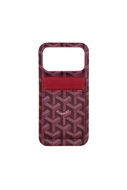 Burgundy Card Holder Magsafe Phone Case Dk290 iPhone 18 Pro
