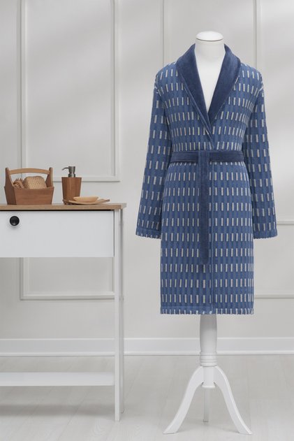 Bloccare Shawl Collar Bathrobe