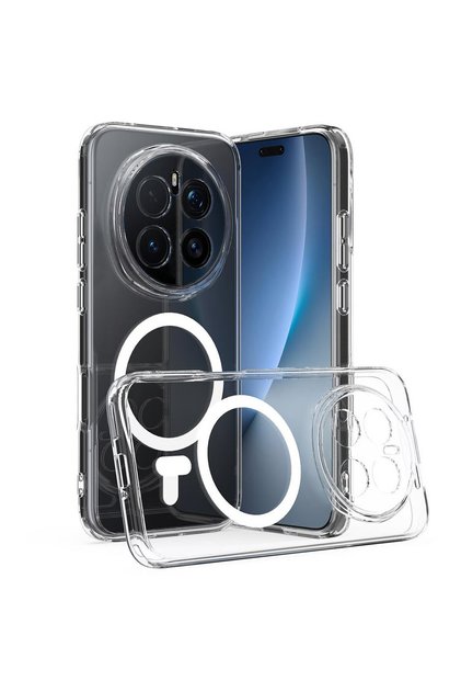 Case Compatible with Honor Magic 7 Pro, Non-Yellowing Crystal Hard Cover with Magsafe Feature, Transparent