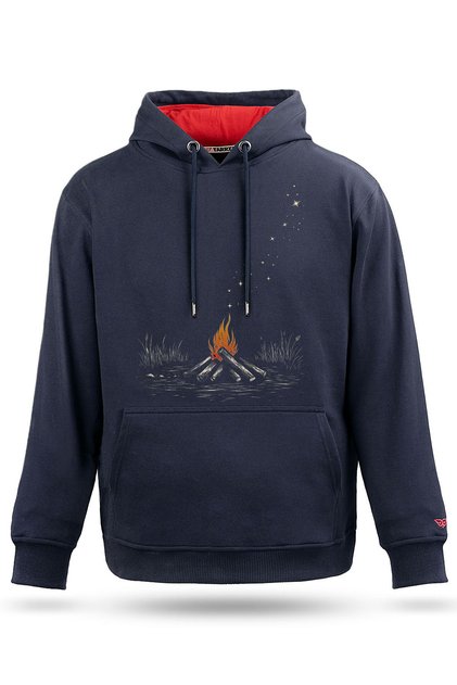 Unisex Design Sweatshirt Campfire Design Hooded Sweatshirt