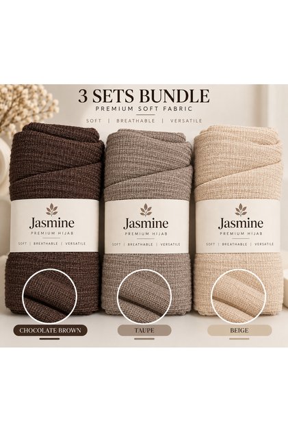 Premium Soft Weave Hijab – Lightweight Textured Everyday Scarf