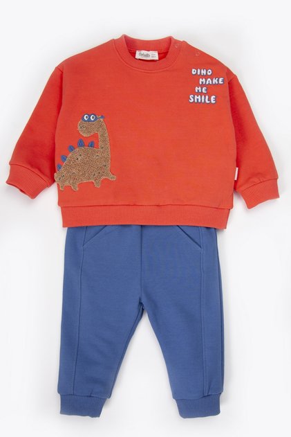 İKİ İP PANTOLON 2Lİ TAKIM (DINO/26) KIRMIZI