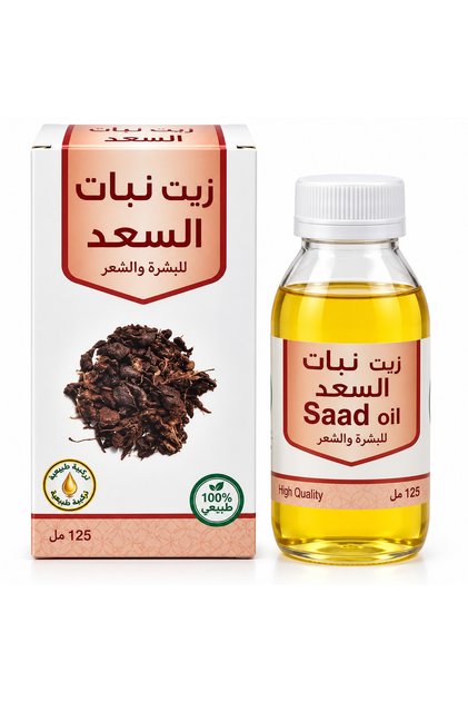 زيت نبات السعد للبشرة والشعر