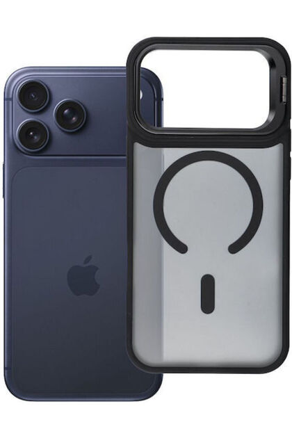 F-protect Σιλικόνης / Πλαστικό Μαύρο Πίσω Κάλυμμα (iPhone 18 Pro Max / 17 Pro Max)