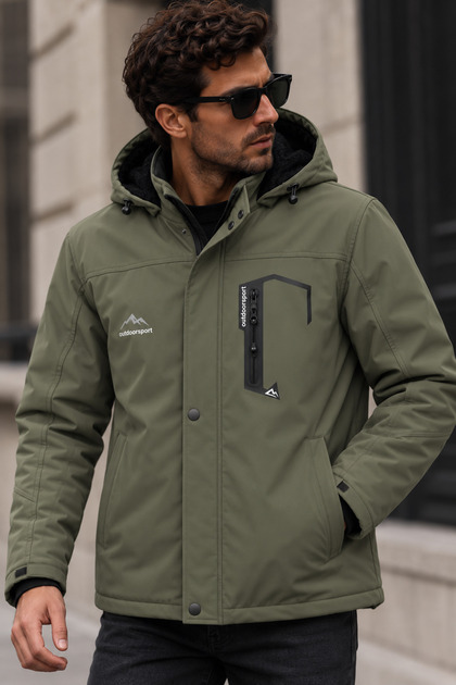 New Season Water and Wind Resistant Fur Lined Hooded Coat