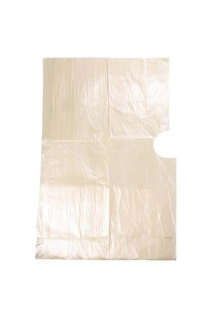 Salon System Disposable Plastic Apron - Yellow