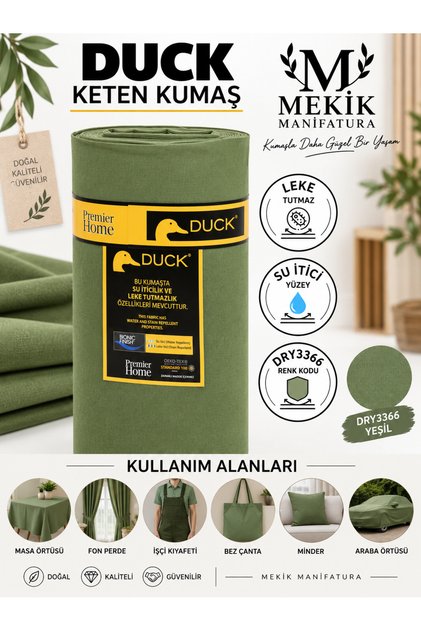 Plain Color Duck Linen Fabric