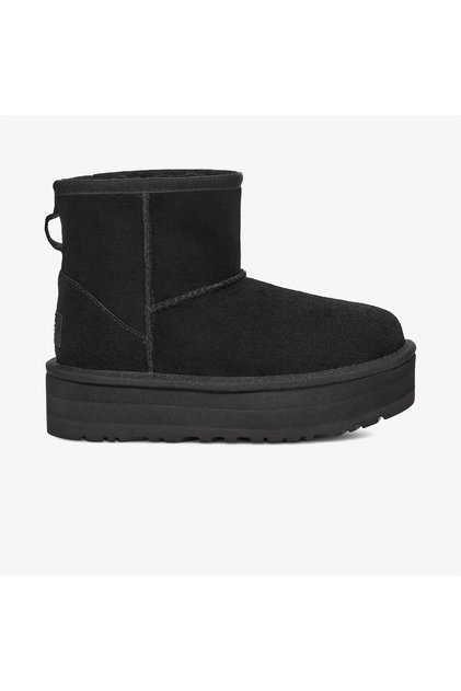 Schwarze Herrenstiefel aus Wildleder 1143700K Classic Mini Platform
