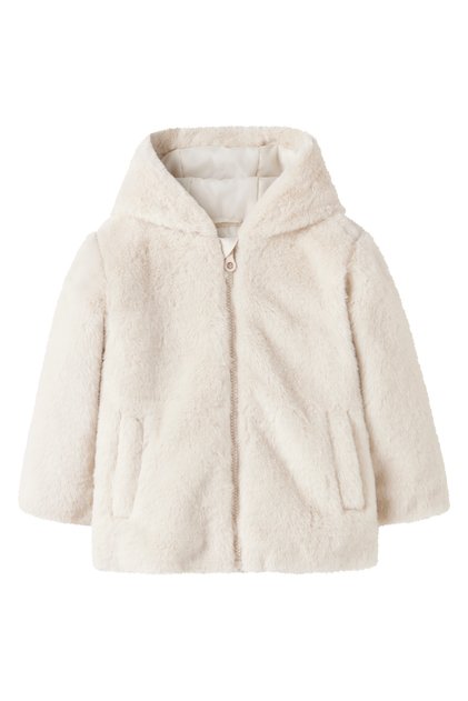 Bej Kız Çocuk Mont 13241682 NMFMILA JACKET W HOOD PB