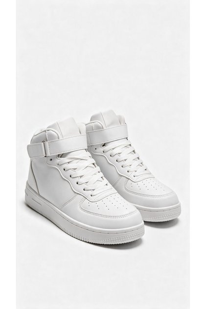 Pantofi sport unisex cu caramb inalt, sireturi si Velcro, comozi, marimi 36-45