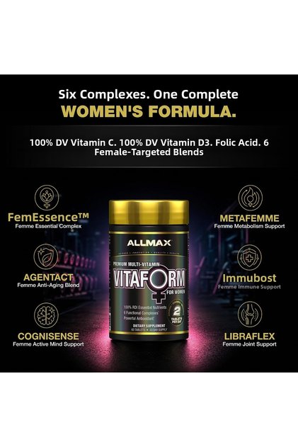 Vitaform Premium Multivitamin for Women Support 60 Tablets - Special Supplement for Women