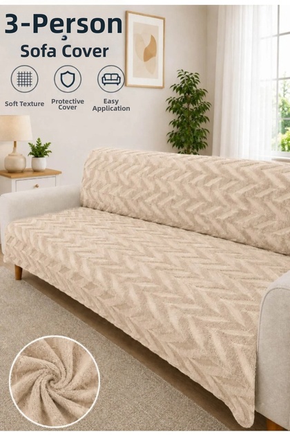 Soft Sponge 3-Person Sofa Cover Sofa Wrap and 165X205