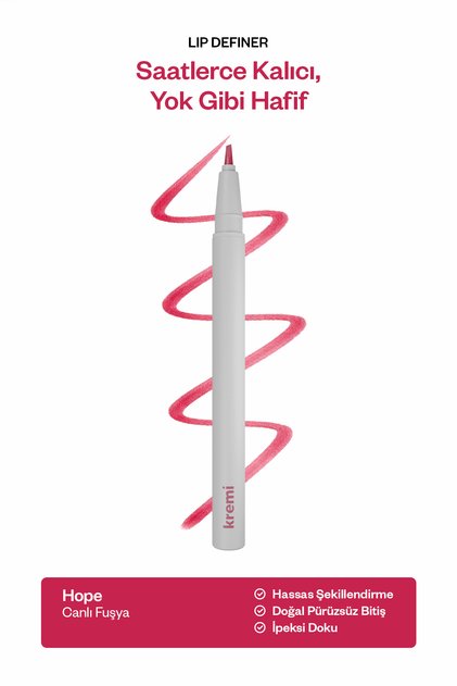 Permanent Lip Liner | Long-Lasting | No Transfer | Natural and Light | Easy Sharp Application