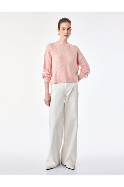Long Sleeve Crew Neck Knitwear Sweater