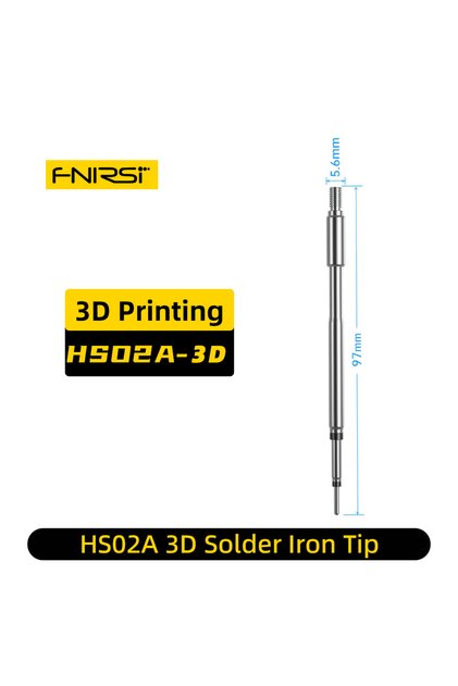 HS02A 3D Tip Only FNIRSI HS02A 3D Hot Melt Nut Printing Specialized Soldering Iron Internal Thread P